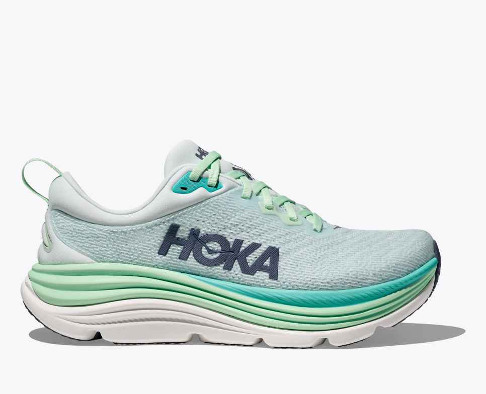 HOKA Gaviota 5 Sneeuwmelt / Cielo Blauw
