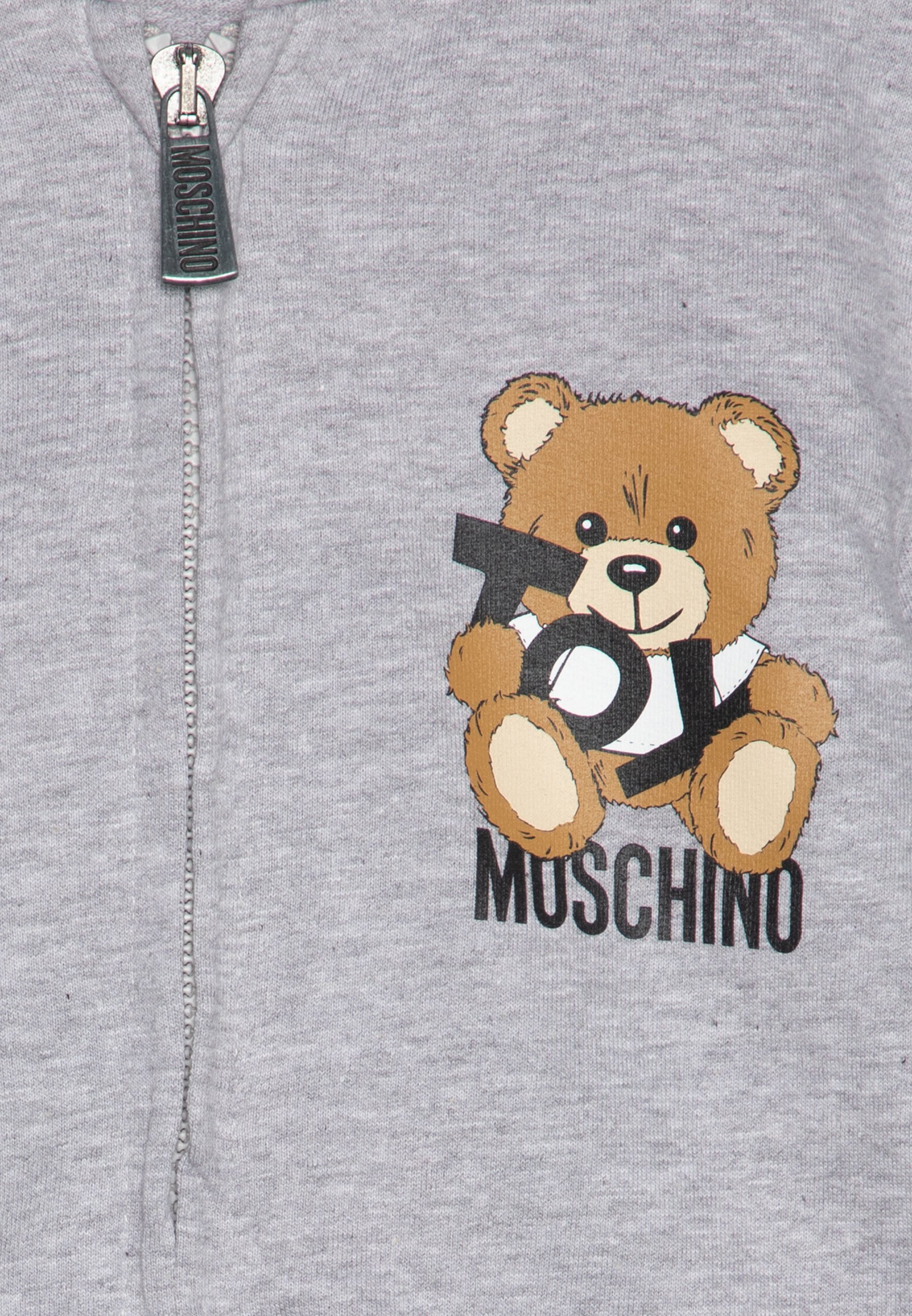 MOSCHINO ADDITION UNISEX - Mikina na zip - black