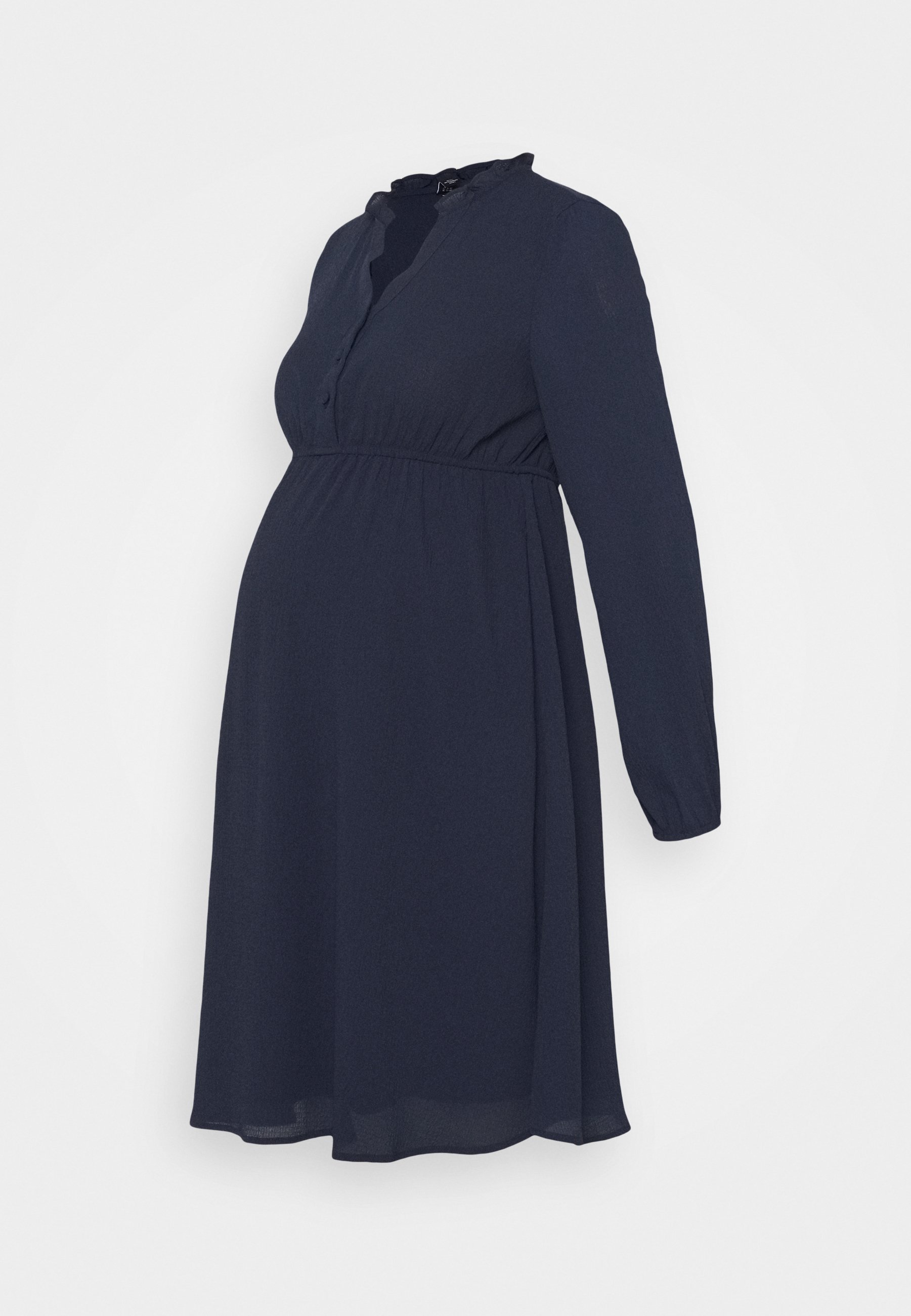 Vestido Vero Moda Maternity VMMAYA com decote em V - Vestido para o dia a dia - blazer azul-marinho