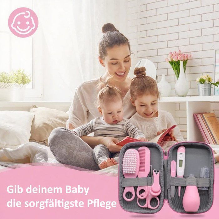 Set de cuidado para bebés - Set de 8 piezas para bebés, recién nacidos, set de mantenimiento, 1 pieza, artículos de aseo p Etiqueta