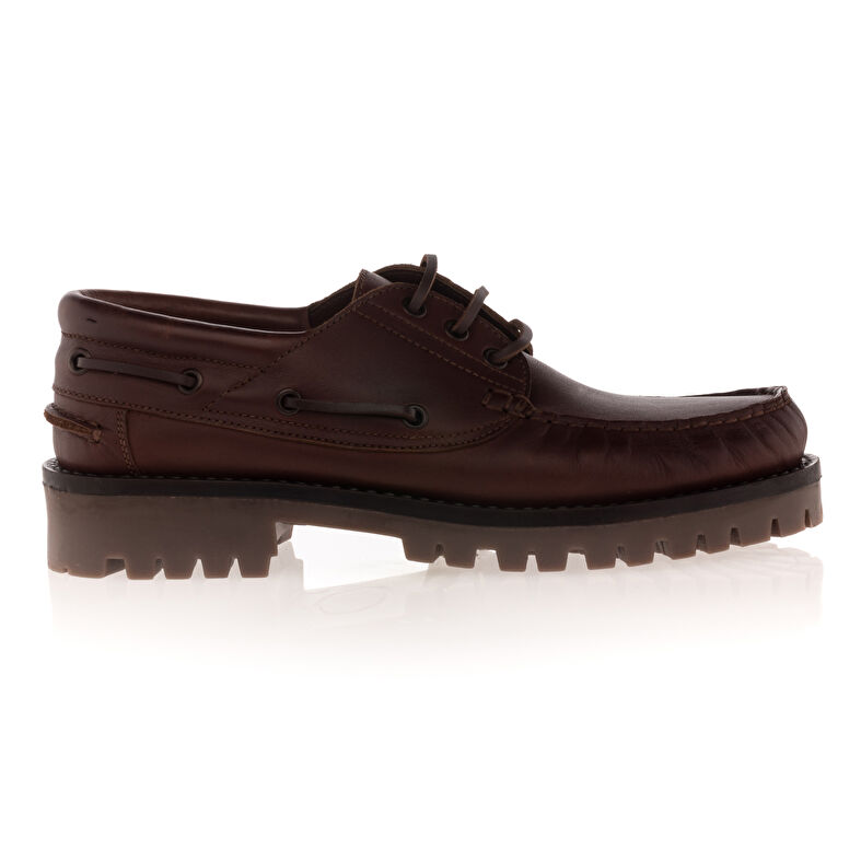 Brune loafers/båtsko til herre