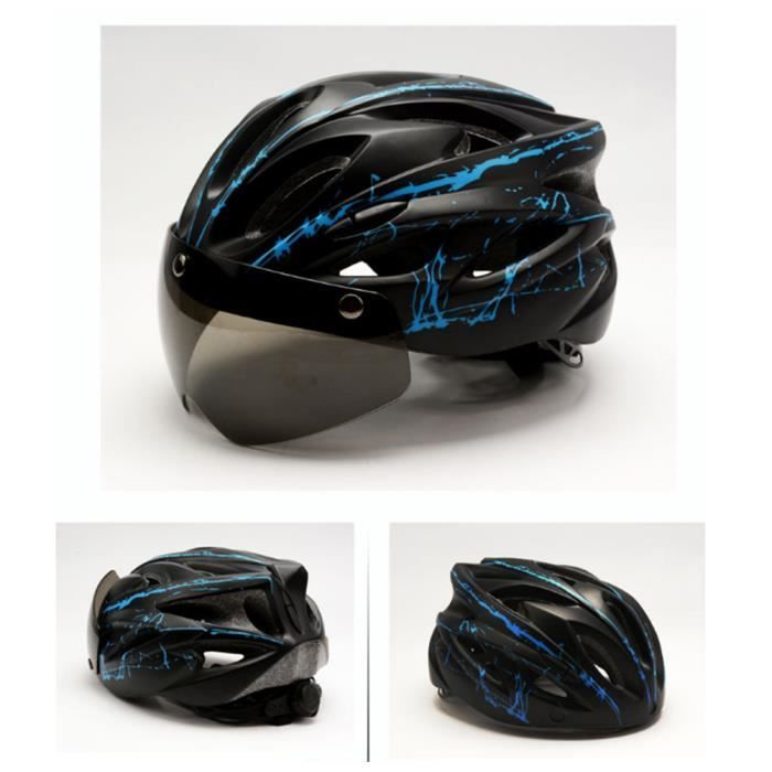 Bicycle helmet - Adjustable - Magnetic goggles - Comfortable - 18 vents
