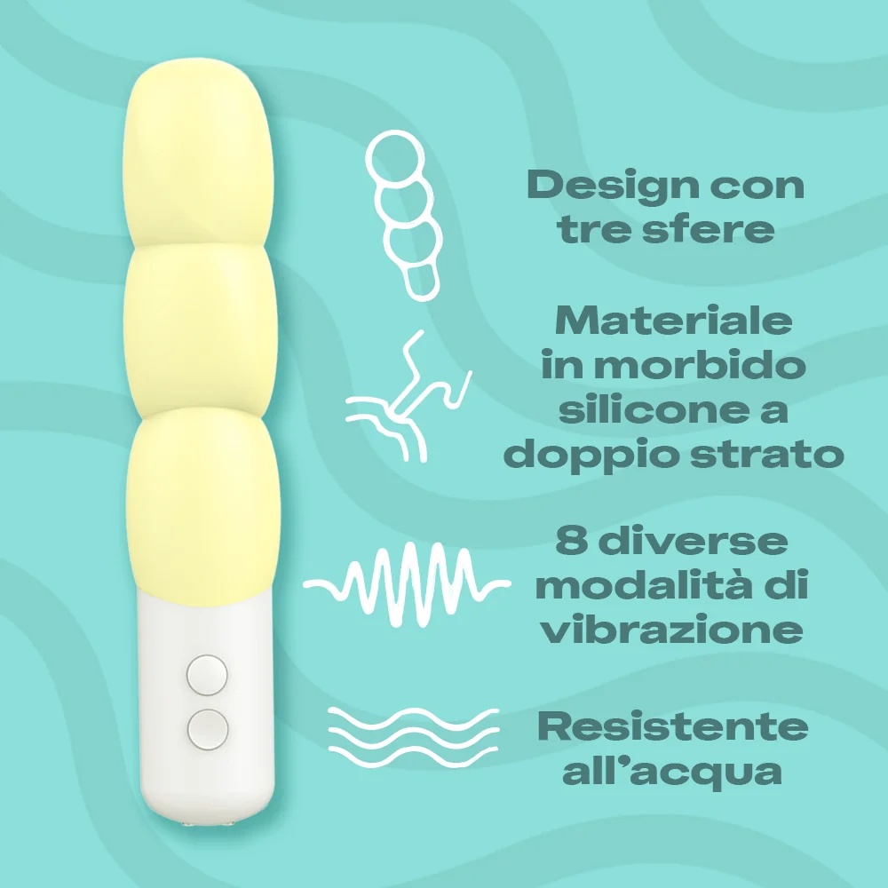 Vibrador estimulante Durex Soft Yellow Sorbet Oh