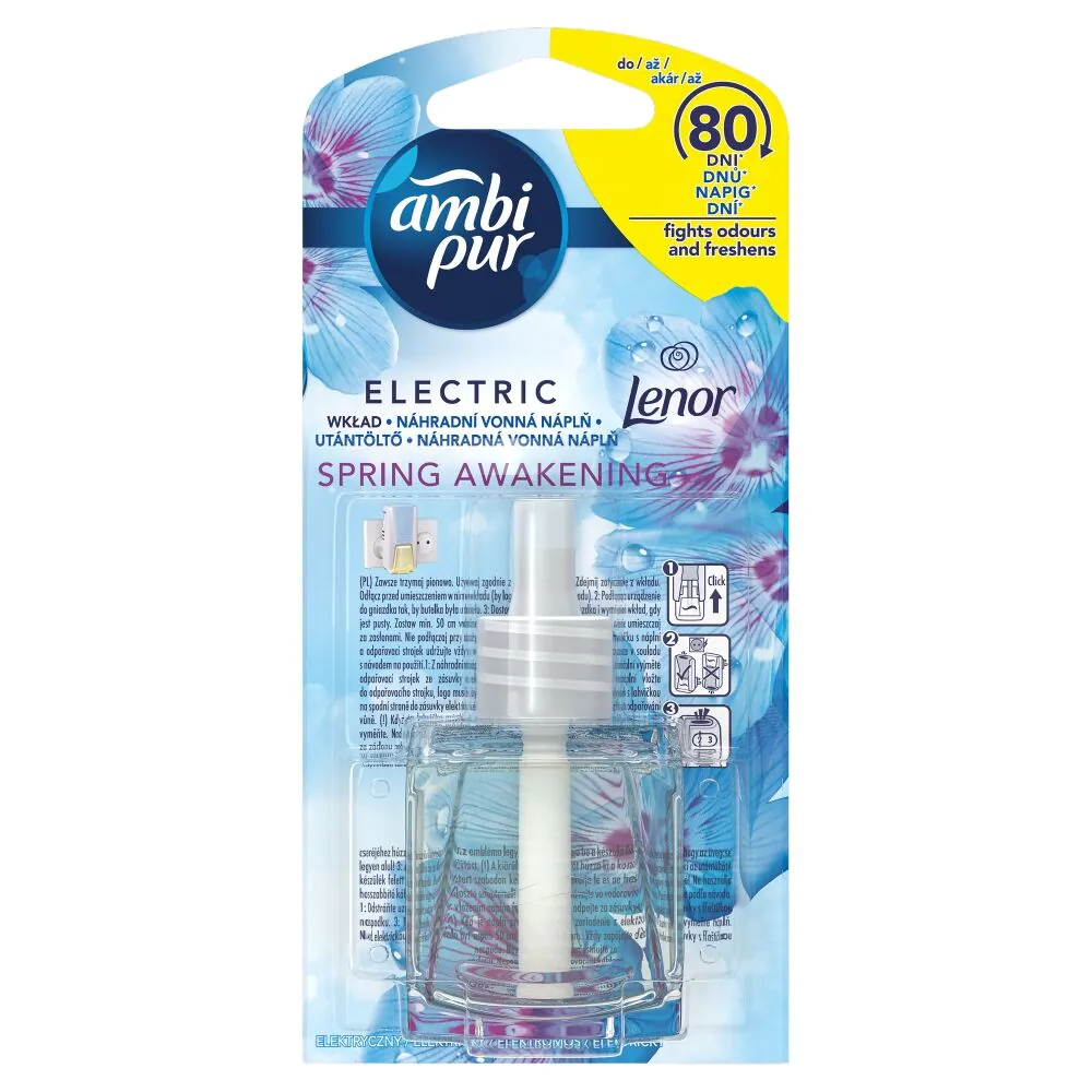 Ambi Pur Elektryczny Odświeżacz Powietrza Lenor Spring Awakening Wkład