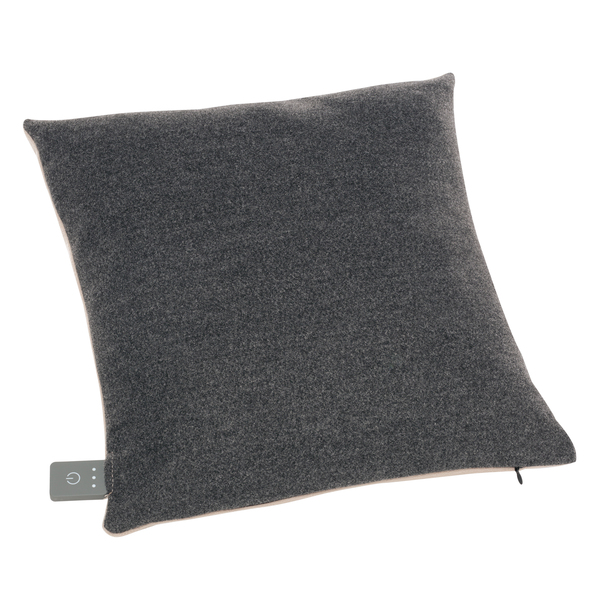 Rechargeable heating pad, teddy/fleece, taupe