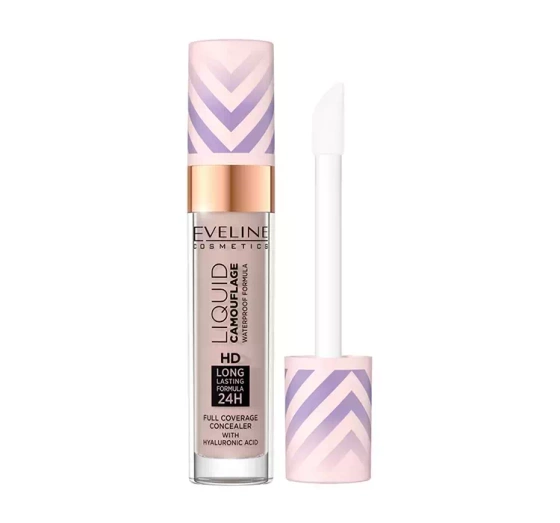 Eveline Cosmetics Liquid Camouflage korektor kryjący z kwasem hialuronowym 04 Light Almond 7 ml