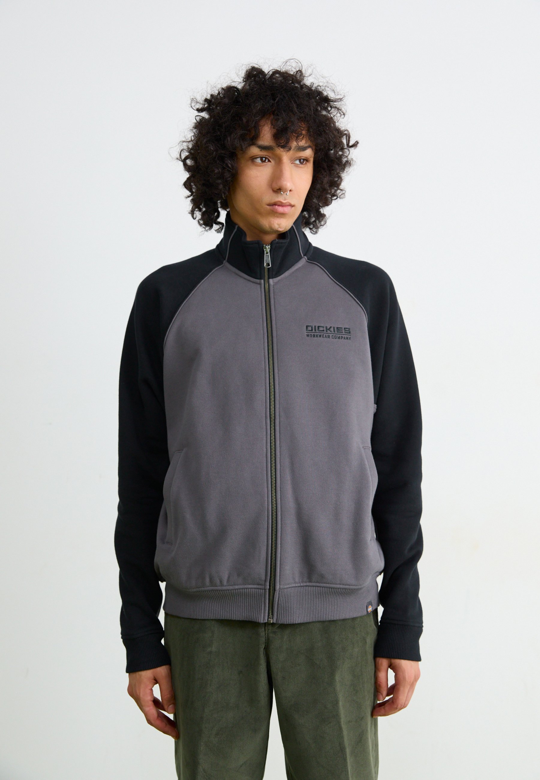 Dickies BOLIVAR - Sweat-shirt zippé - noir