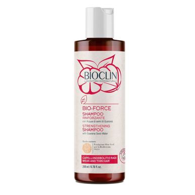 Bioclin Bio-Force Strengthening Shampoo, styrkende og revitaliserende sjampo for fint hår, 200 ml