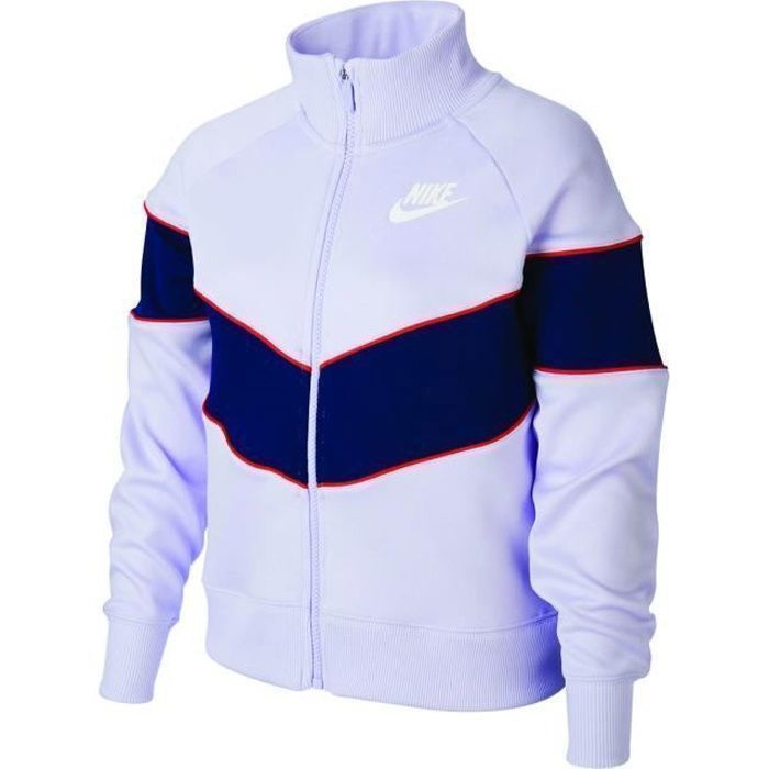 Nike SPORTSWEAR HERITAGE Junior -verryttelytakki - violetti - poikien - pitkähihainen - monilaji