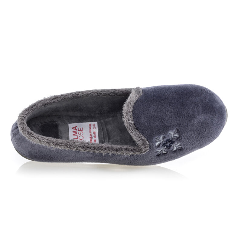 Pantoufles Femme Bleu