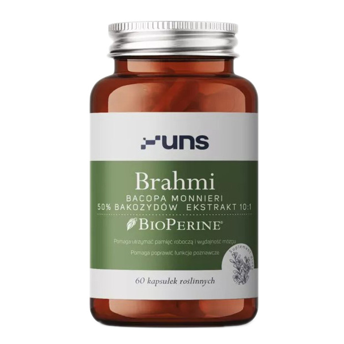 UNS Brahmi (Bacopa Monnieri) + Bioperine vege