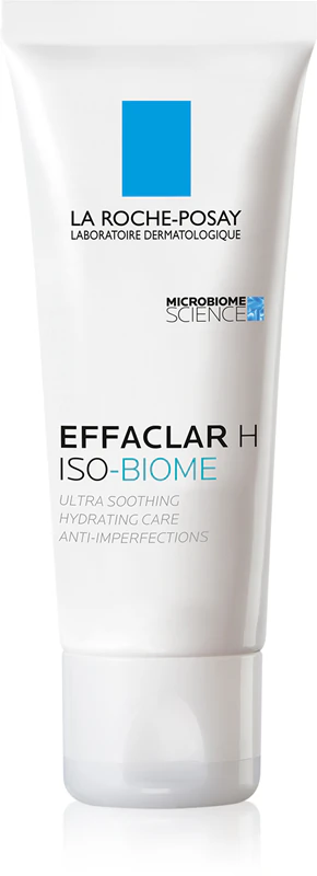 Creme hidratante La Roche-Posay Effaclar H ISO-BIOME para imperfeições da pele com tendência acneica.