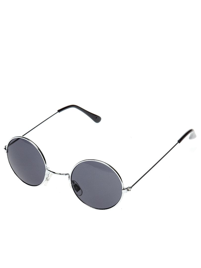 Gafas redondas estilo hippie - Negras