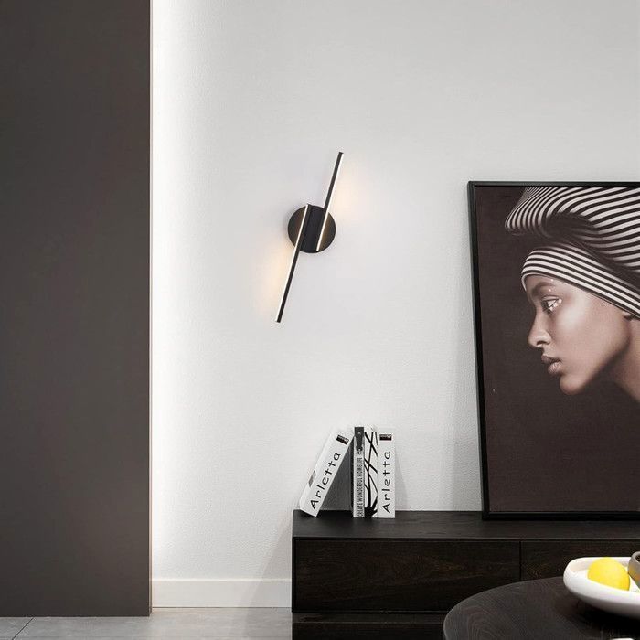 Dorlink 16W LED Wall Light - Warm White 3000K - Modern Aluminum - For Living Room, Hallway, Staircase, Night Light