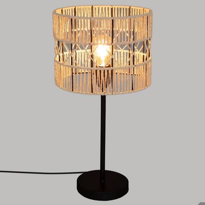 Table lamp - ATMOSPHERA - Caly - Black - H47cm - E27 40W - Modern design