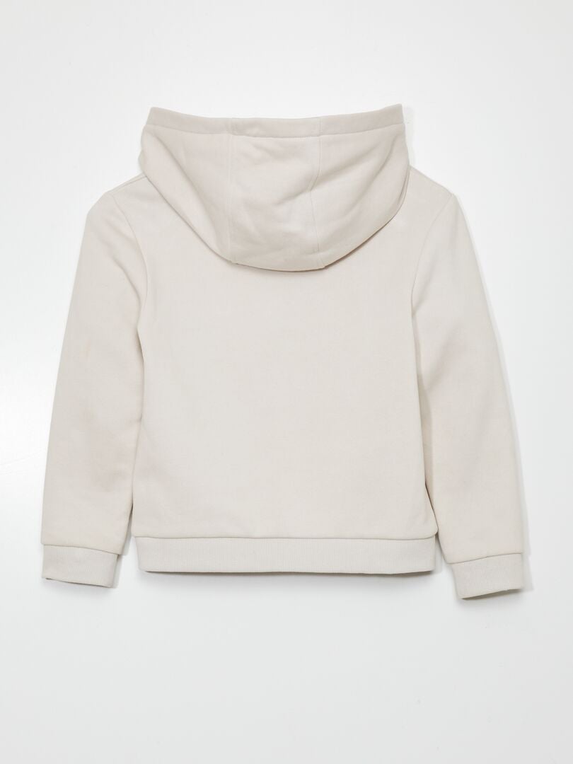 Fleece hoodie - WIT