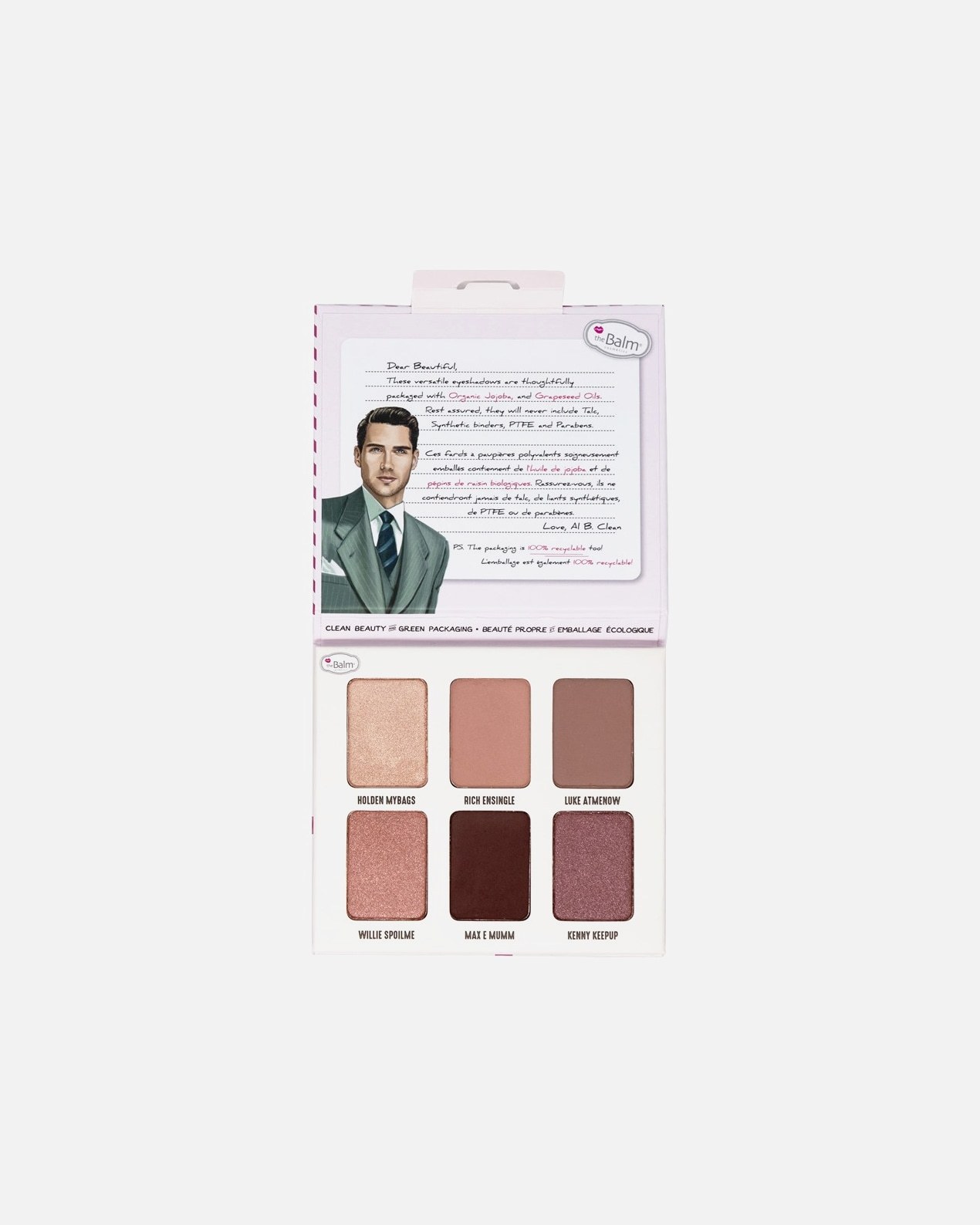 theBalm Paleta sjenila za oči za muškarce - 13,2 ml
