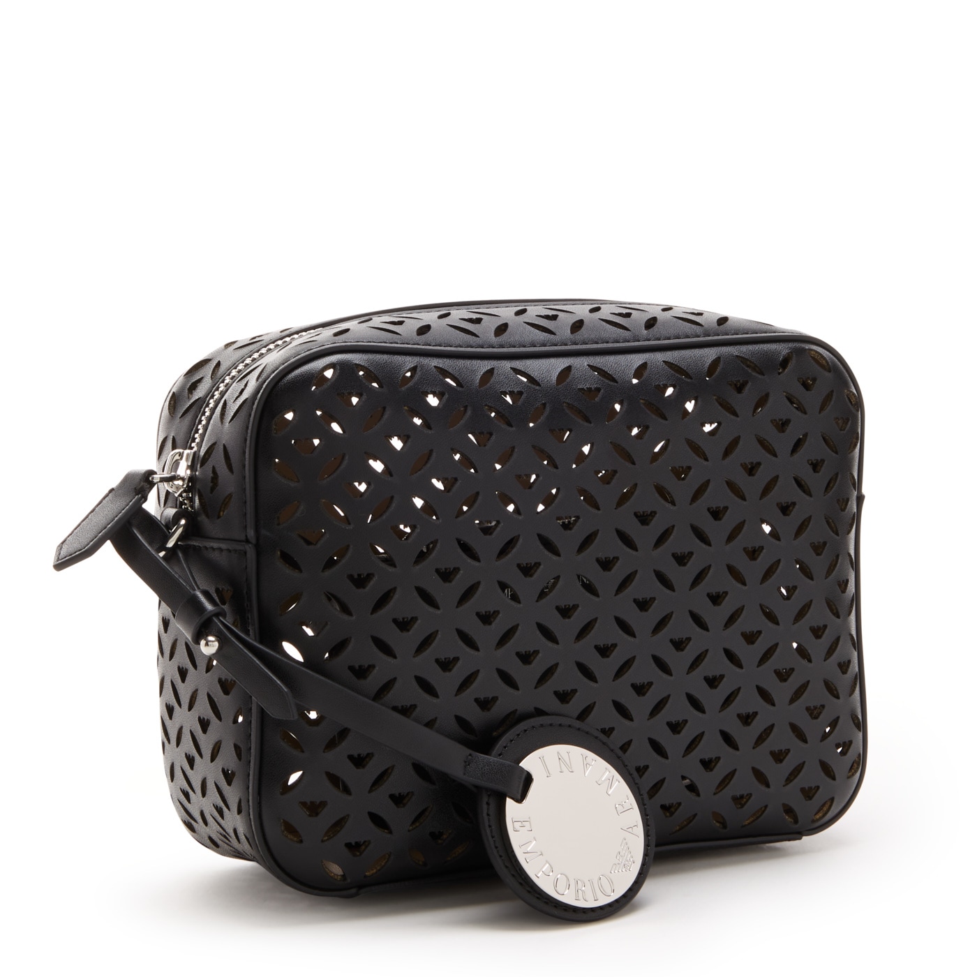 Emporio Armani skuldertaske, crossbody-taske, Emporio Armani sort - kunstlæder