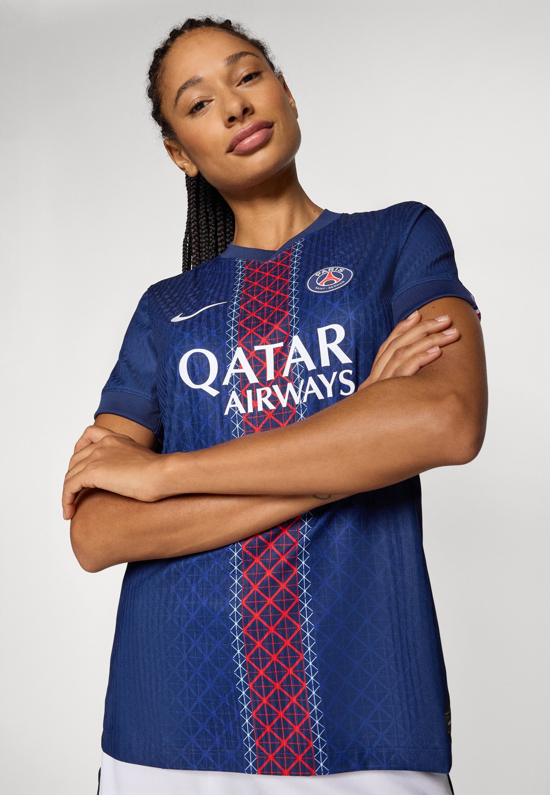 Nike Performance PARIS SAINT-GERMAIN 2025/26 MATCH HOME - Klubbdrakt - midnight navy/white