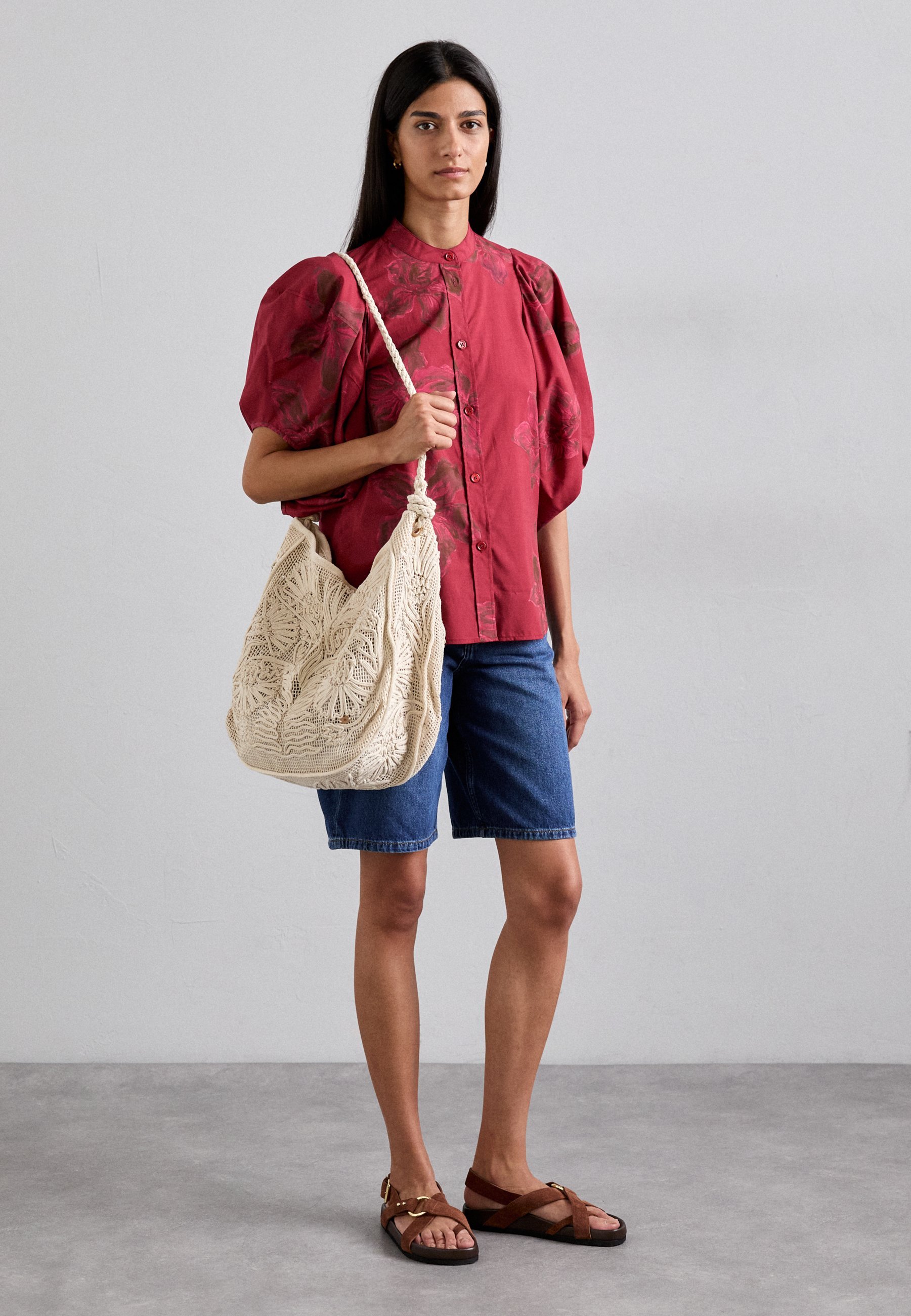 Vanessa Bruno SAC HOBO - Handtas - ecru