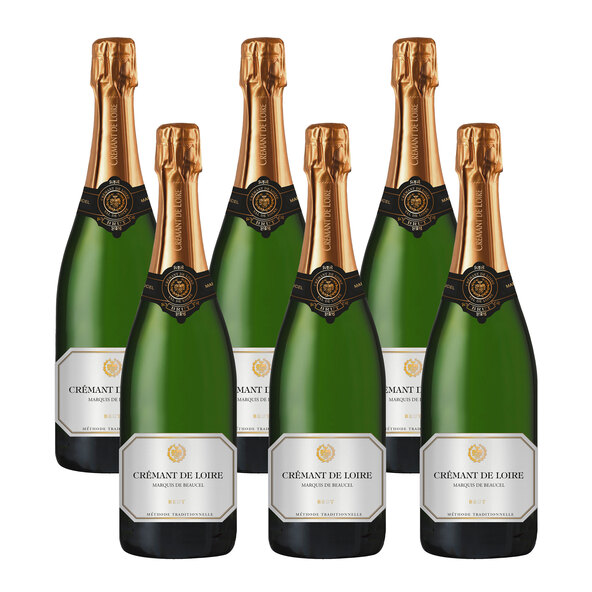 Crémant de Loire AC, 6 garrafas de 0,75 l