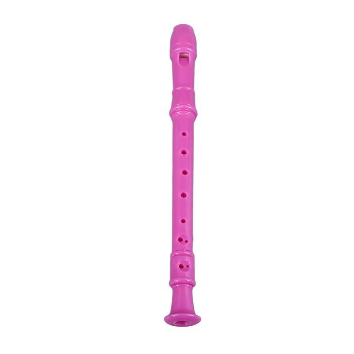 Mxzzand Sopranblockflöte, Aufnahmeinstrument, 8-Loch-Triple-Flöte mit absteigender Tonhöhe, ABS Music Klarinette, Rosenrot