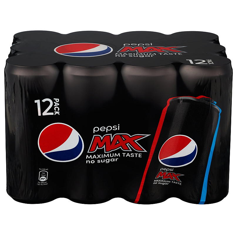 Pepsi Pepsi Max 12 x 0,33 l bokser