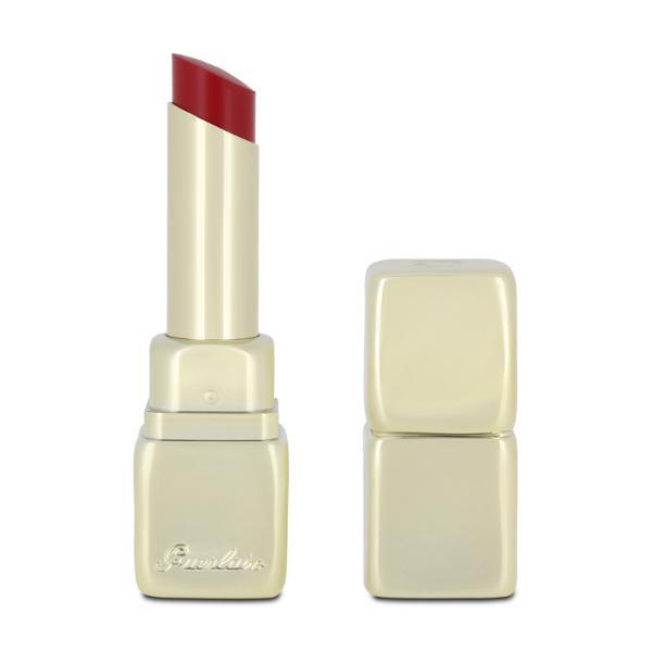 Batom Guerlain Kiss Kiss Shine Bloom 709 Vermelho Pétala