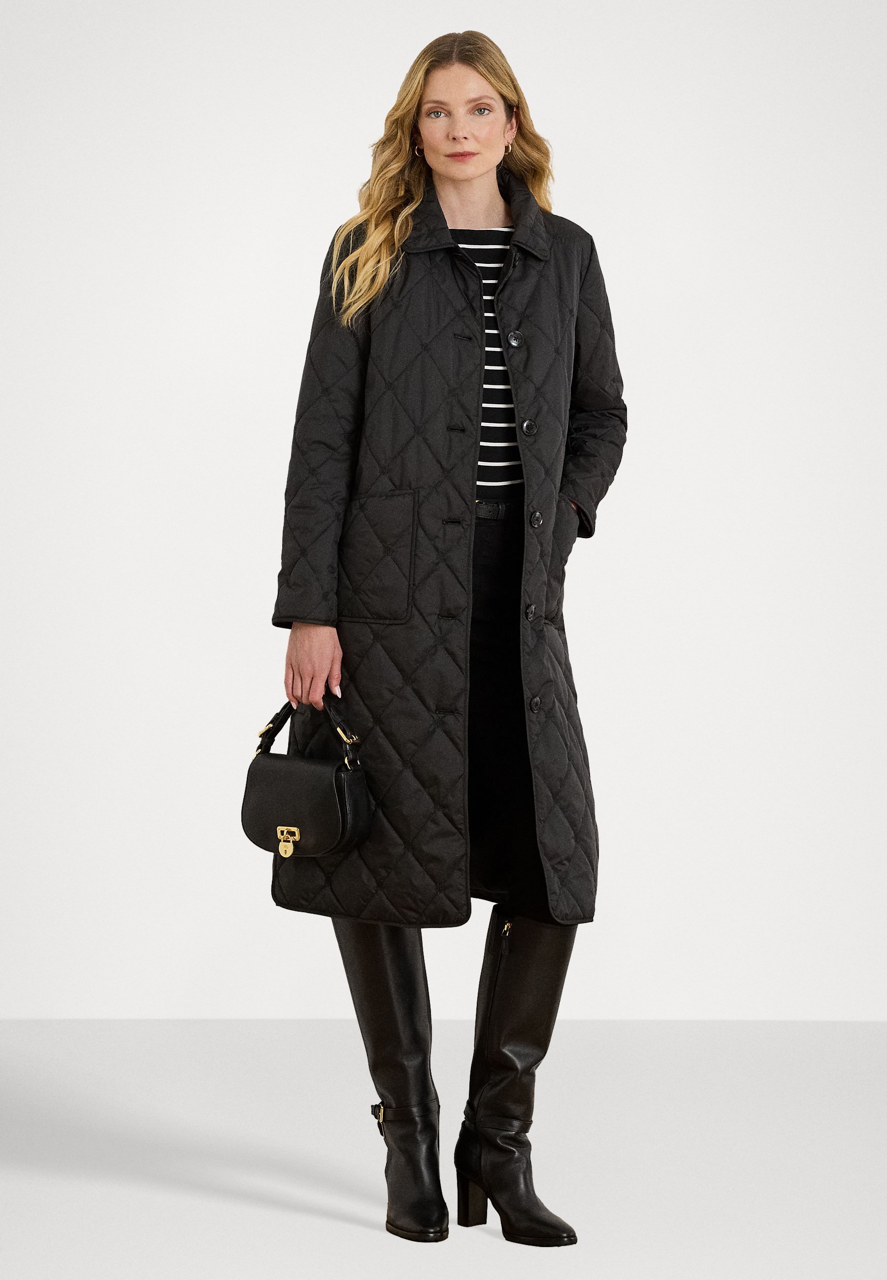 Lauren Ralph Lauren Logo Steppmantel - Daunenmantel - schwarz