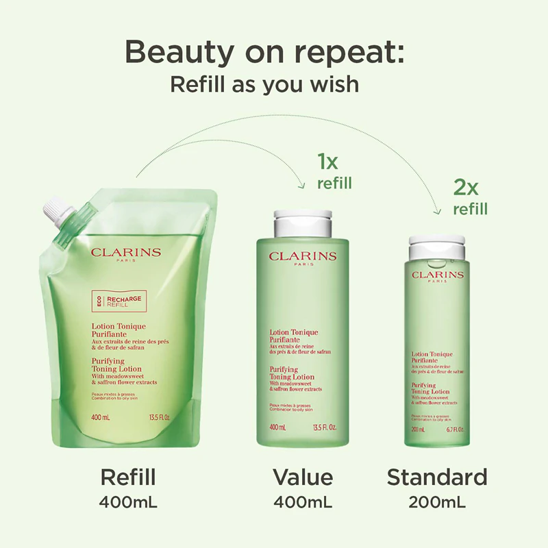 Clarins Reinigungs- und Tonisierungslotion für fettige und Mischhaut