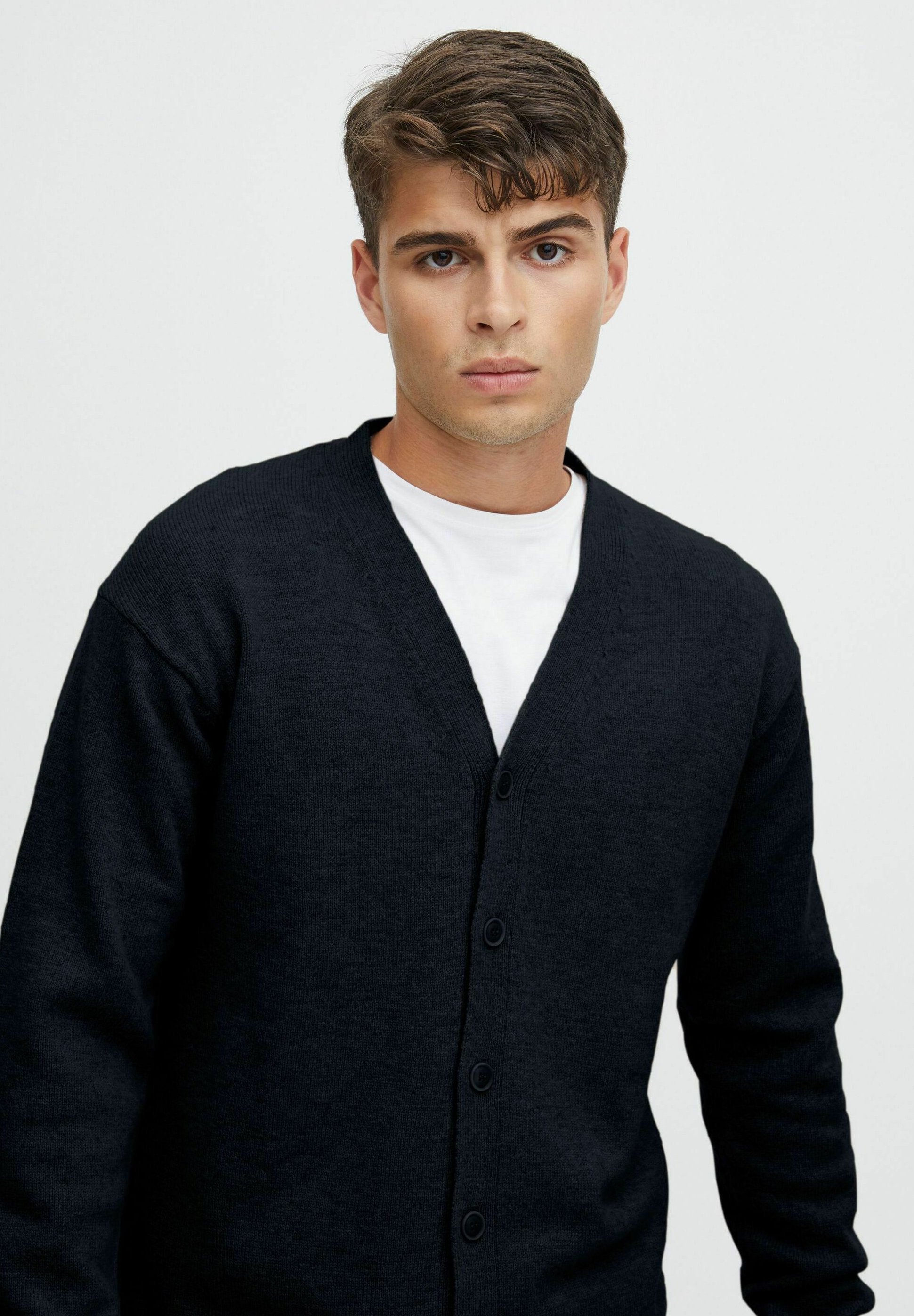 Casual Friday CFKARL - Cardigan - nero antracite