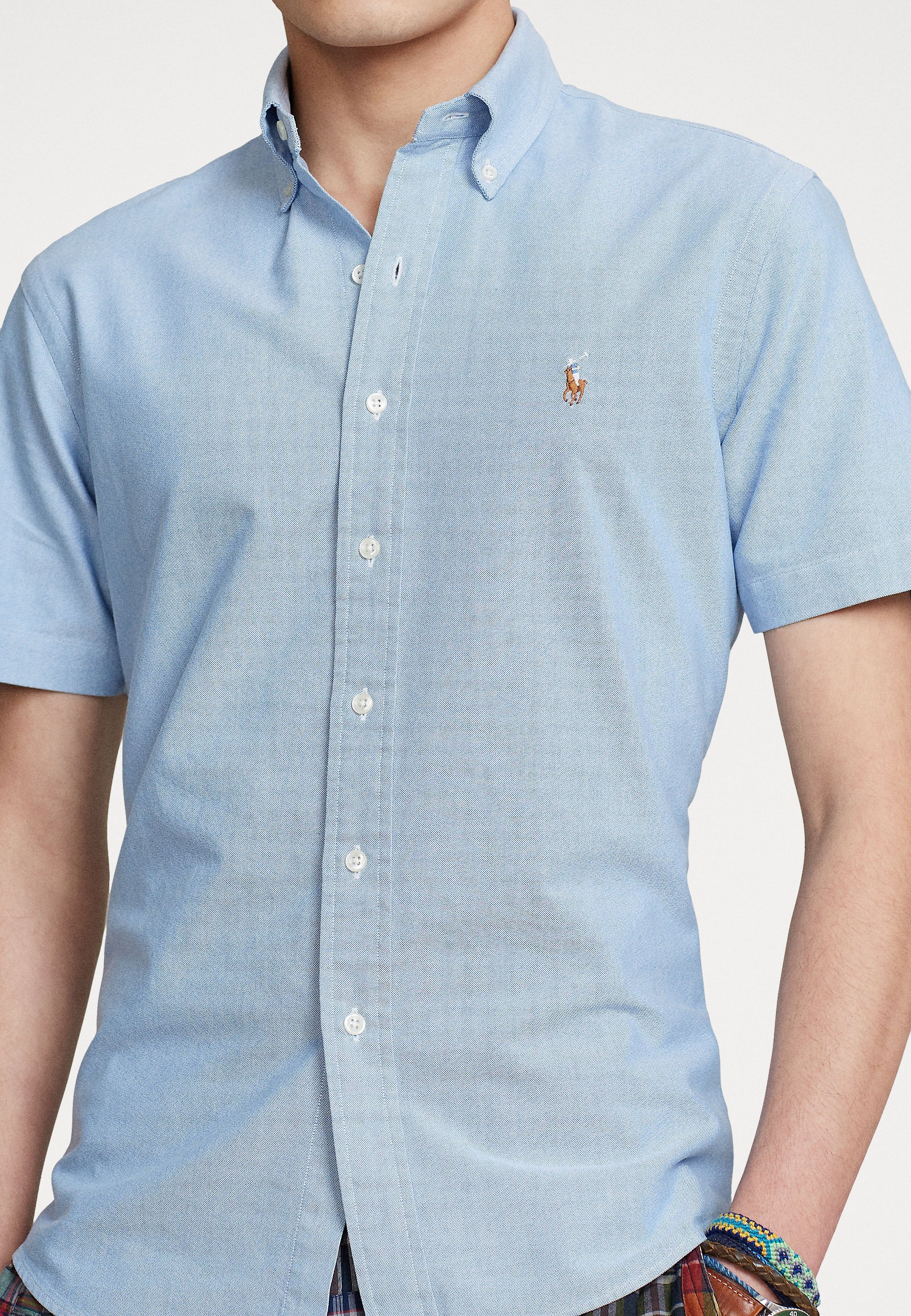 Polo Ralph Lauren CUSTOM FIT OXFORD MARŠKINĖLIAI - Marškiniai - mėlyni