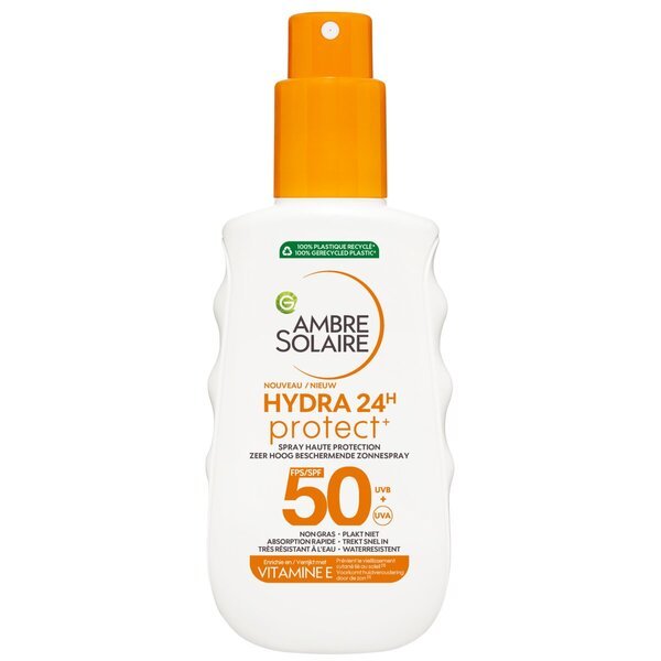 Garnier Ambre Solaire Hydra 24H SPF50 Zone sprej<br>150ml