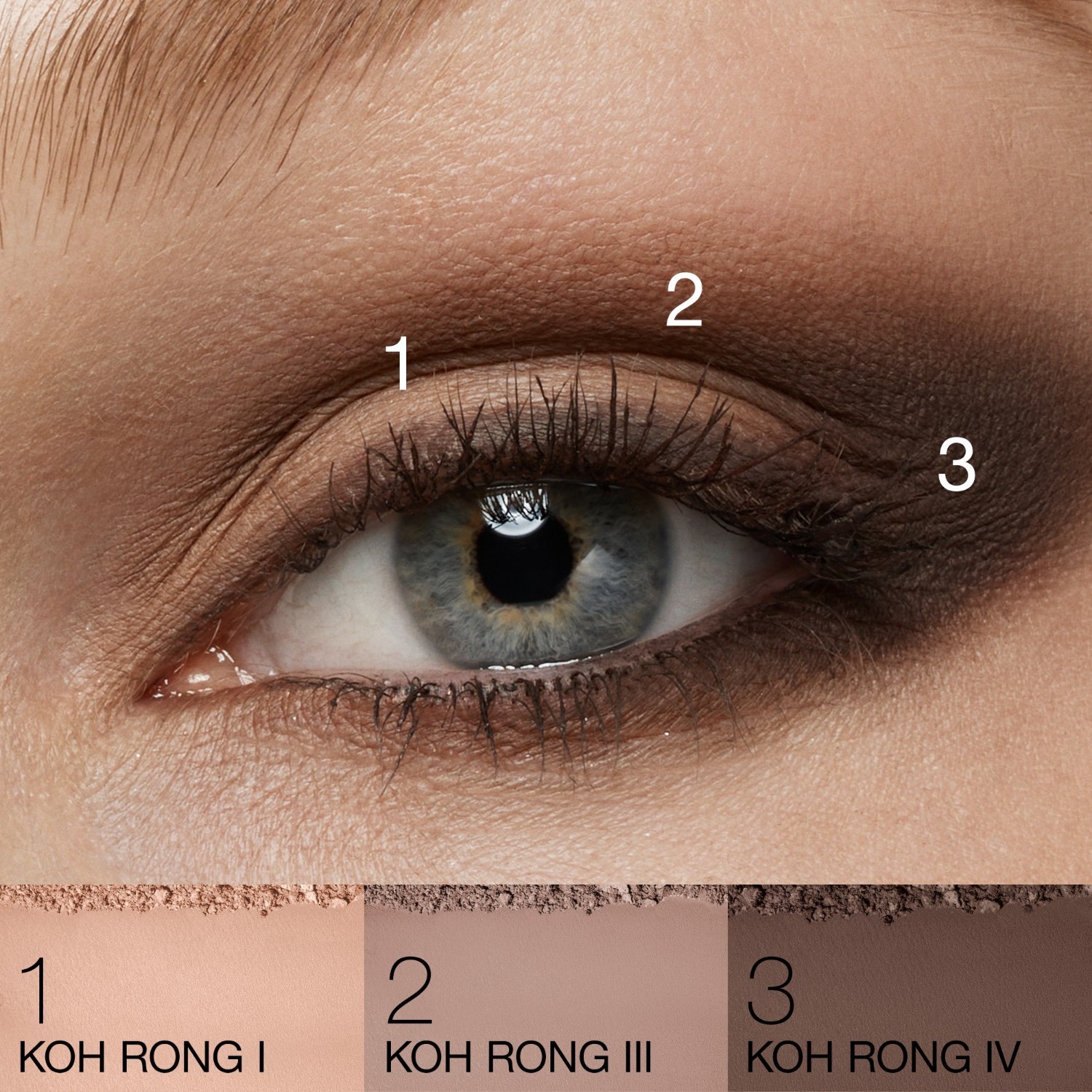 NARS akių šešėlių keturkampis rinkinys - 4,4 g