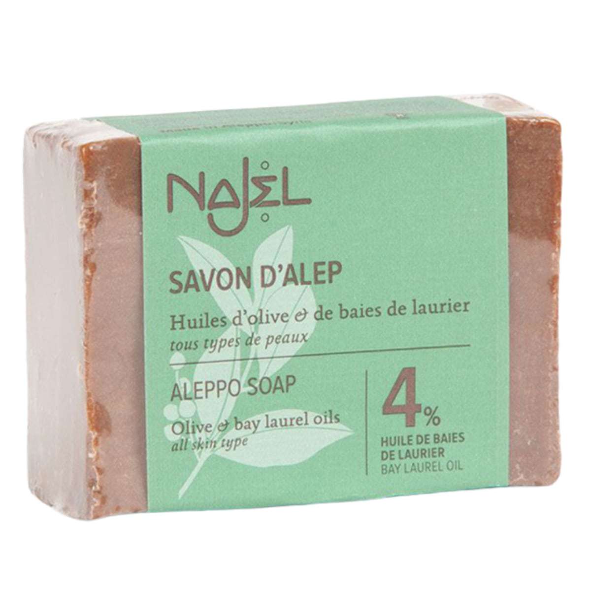 Najel sapun za tijelo Aleppo sapun 4% lovorovog ulja - 155 g