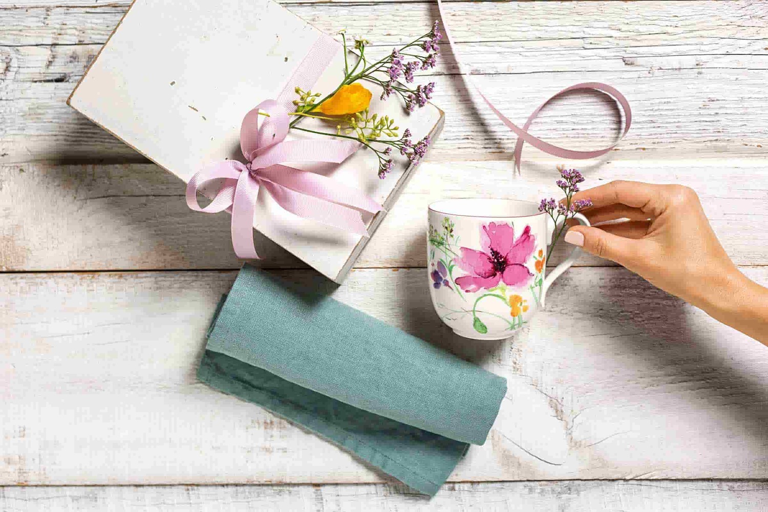 Villeroy & Boch Mariefleur Basic puodelis su rankena - 1 vnt.