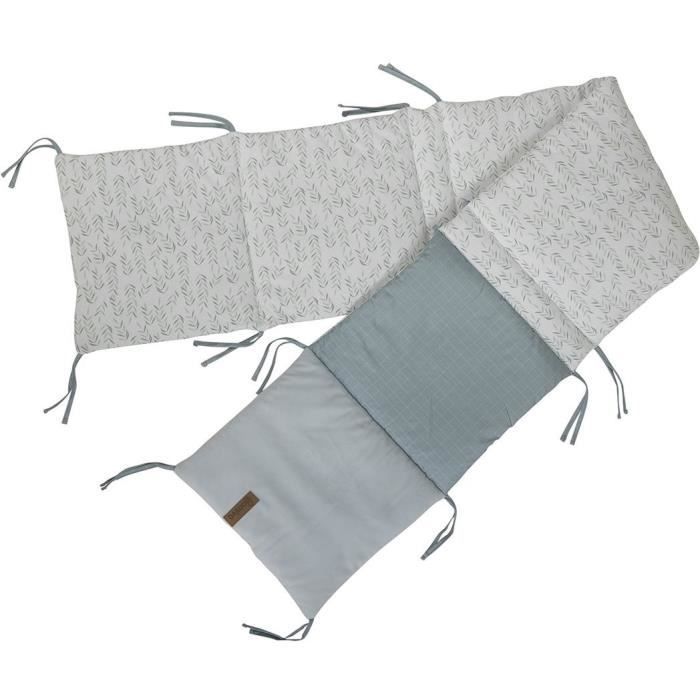 Protector de cuna ajustable 30x180 cm Filou - DOMIVA - Unisex - Verde - FILOU