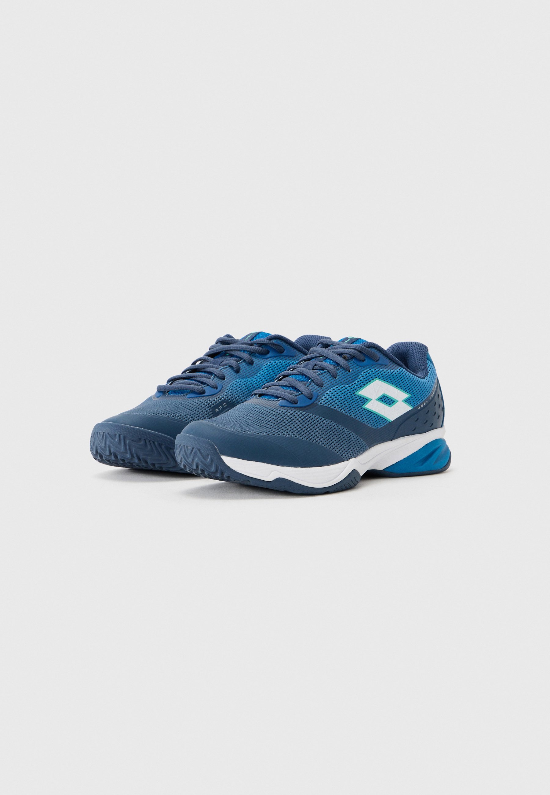 Lotto MIRAGE 400 ALLROUND - Chaussures de tennis multicourts - bleu océan/blanc/bleu Mykonos