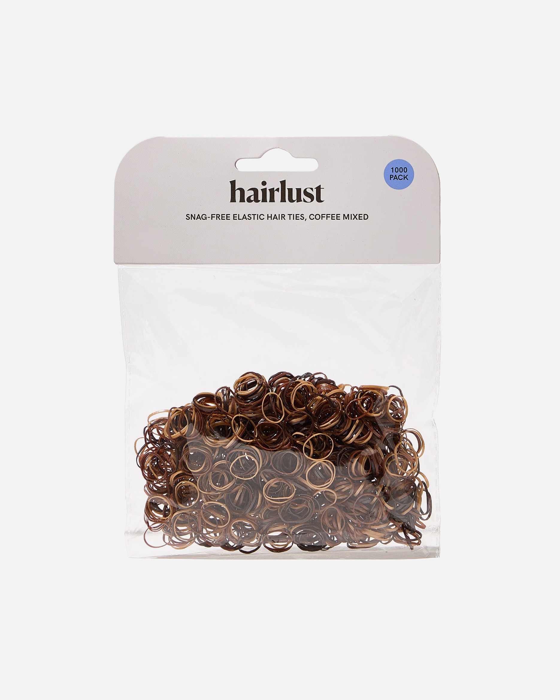 Hairlust haarelastiekjes, verpakking van 1000 stuks – 1 stuk