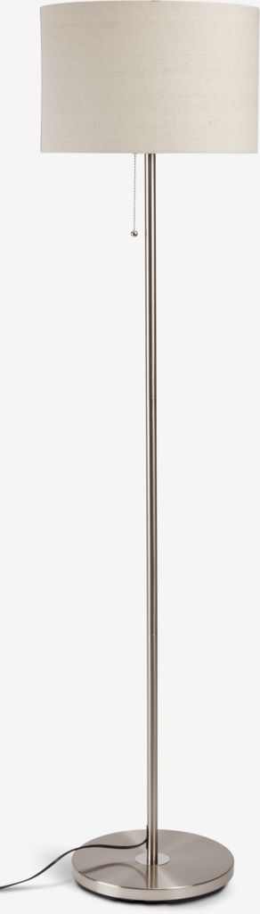 Stojacia lampa KRISTOF V145 cm, brúsená oceľ