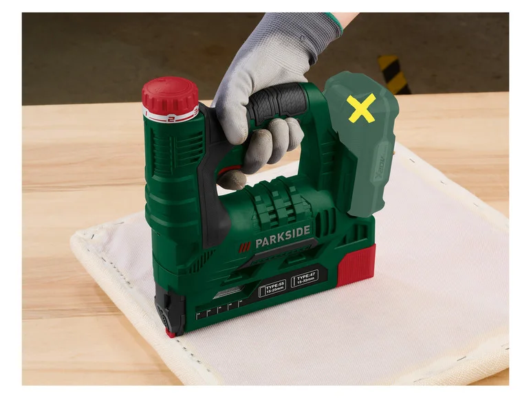 PARKSIDE® Agrafeuse ilman suodatinta PAT 20-Li A1, ilman akkua ja laturia, 20 V