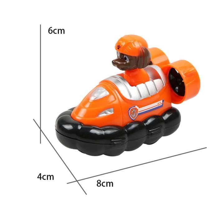 Figura de Paw Patrol con 6 coches, perros de Paw Patrol, Paw Chase, Capitán Puppy, vehículos de juguete para niños.