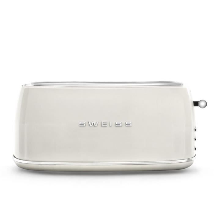 Torradeira vintage - SWISS - GRV8 - 2 fatias - 1500 W - Bege