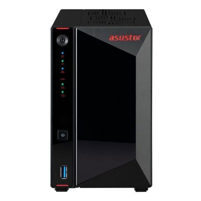 Serveur NAS - ASUSTOR - AS5402T Nimbustor 2 Gen2 - Intel Celeron Quad-Core 2.0GHz - 4GB DDR4 - 2x 2.5GbE