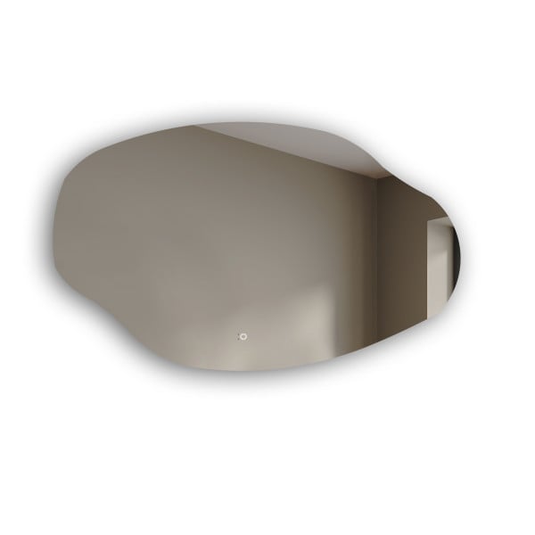 Lustro Łazienkowe podświetlane LED nieregularne na wymiar 114x74cm  sensor