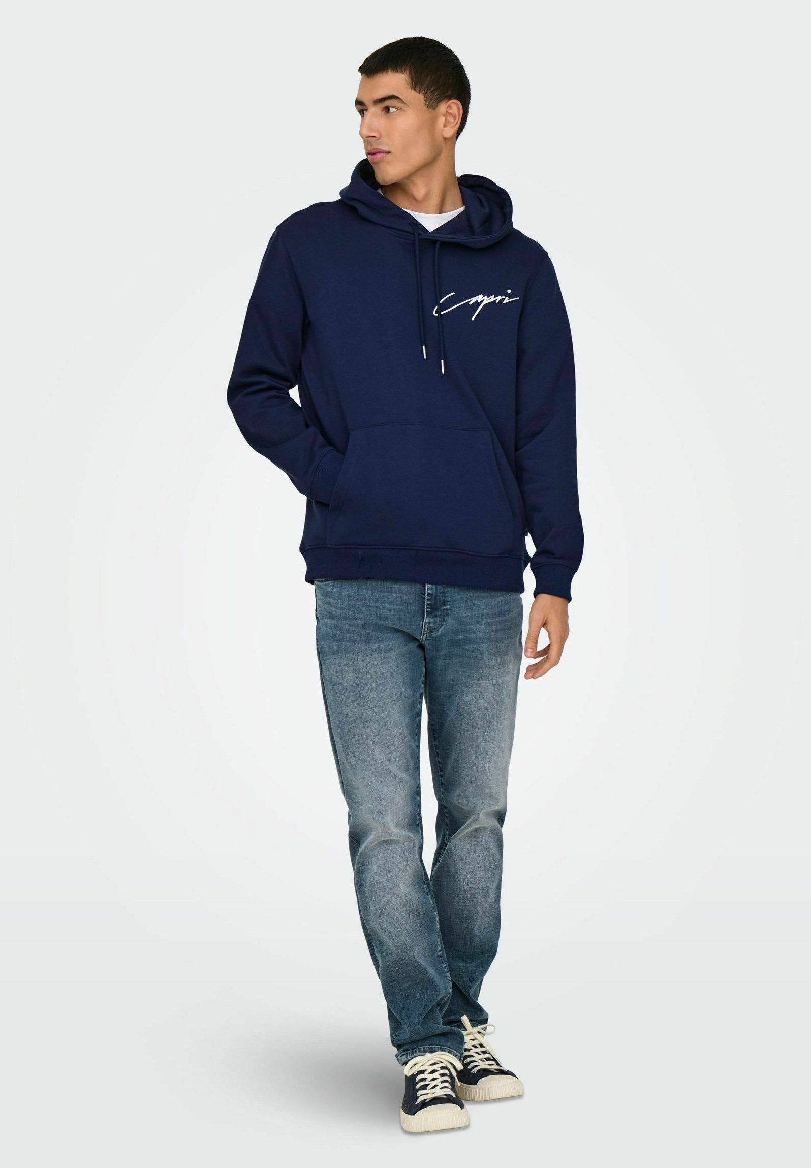 Only & Sons ONSDAVID - Hoodie - marineacademie