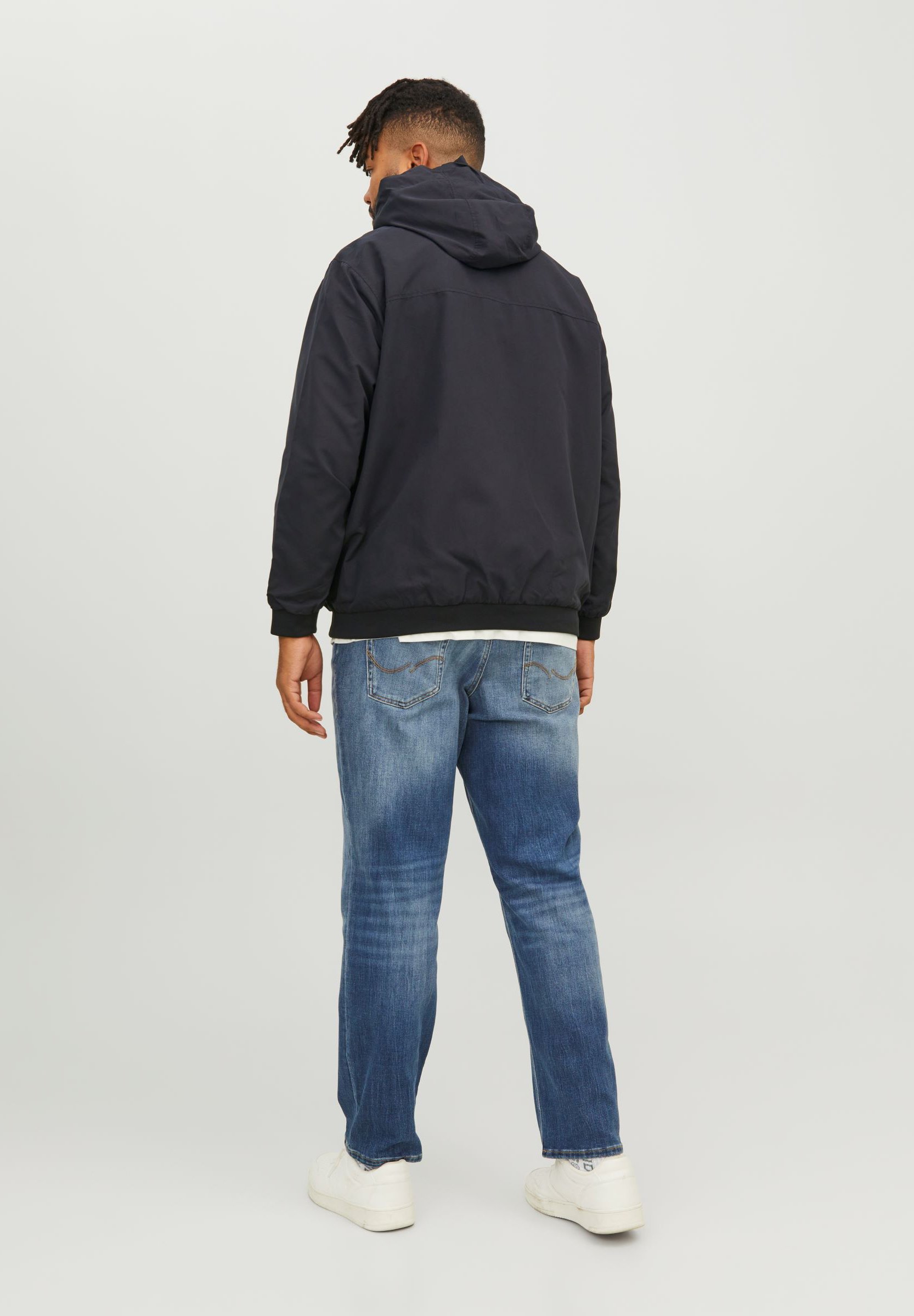 Jack & Jones JJERUSH HOOD - Kerge jope - must