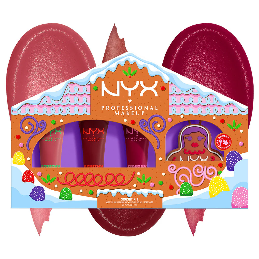 Labbra Holiday Smushy Kit - Cofanetto Make Up, Balsamo Labbra, Rossetto mat