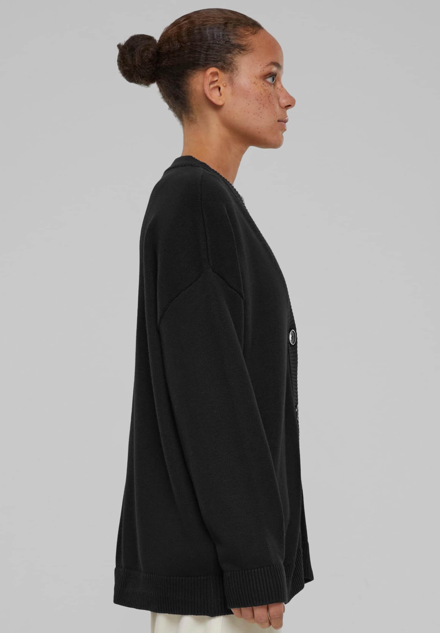 Urban Classics BIG - Strickjacke - schwarz