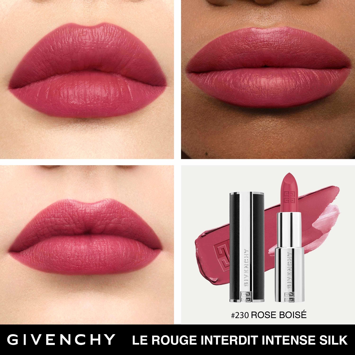 Givenchy lūpų dažai Le Rouge Interdit Intense Silk - 3,4 g